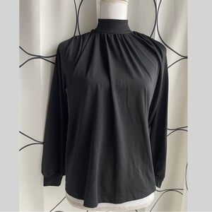 H&M Mock Neck Blouse Sz XS